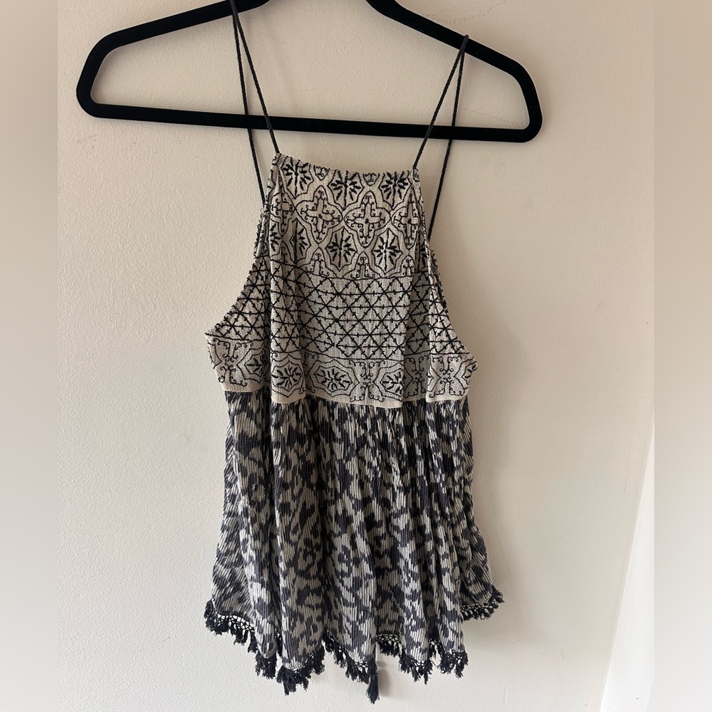Ecote Monochrome Patterned Shirt